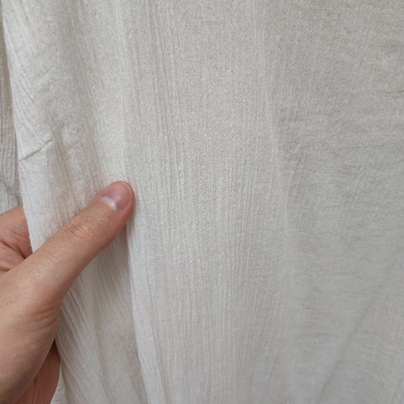 NEW Talbots Shift Dress Swim Coverup plus size 3X white new crochet cotton - Picture 9 of 15